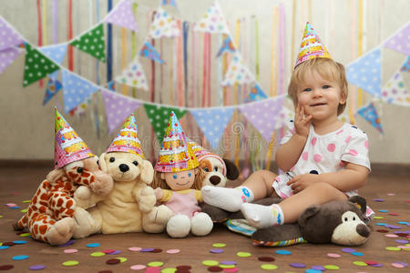 一岁生日玩具派对