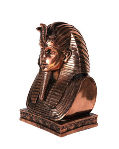 白底埃及图坦卡蒙小雕像