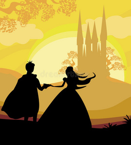 魔法城堡和王子公主照片