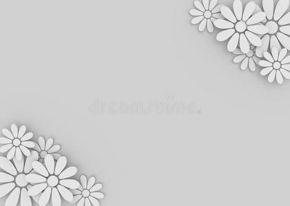 婚礼花卉背景和文字位置