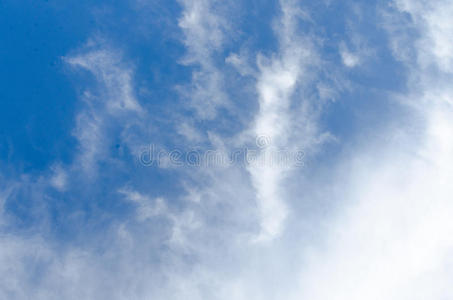 蓝天背景，云朵