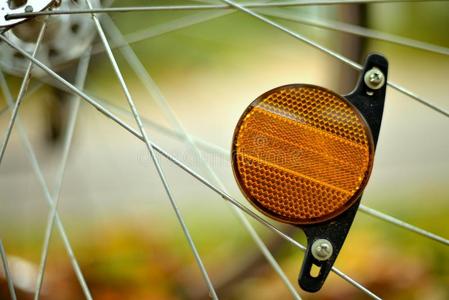 秋季自行车反光镜