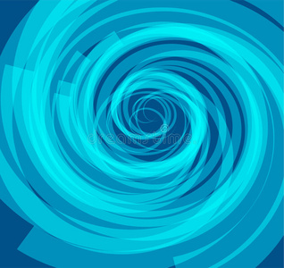 蓝色螺旋背景向量
