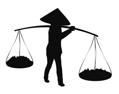 农民剪影图片-农民剪影素材-农民剪影插画-摄图新视界