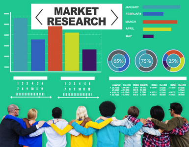 市场研究分析概念