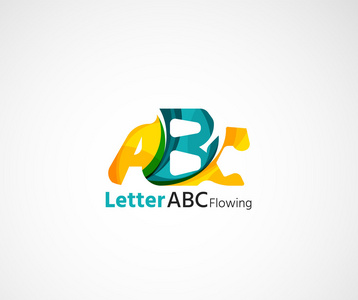 abc 公司徽标。矢量图