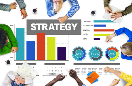 策略数据信息计划营销解决方案视觉概念照片
