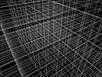 抽象的网格线载体的构建