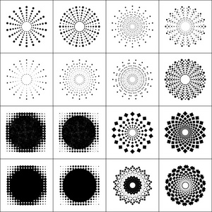 半色调点圈图片