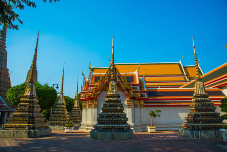 佛寺或扫管笏 Phra Chetuphon，在泰国曼谷卧佛寺