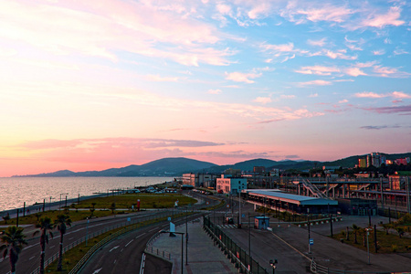 海上日落