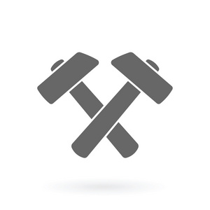 两个锤子图标照片