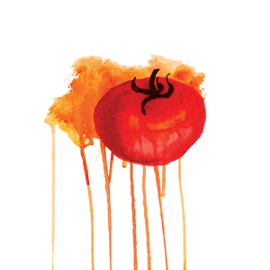 番茄酱墨水图片