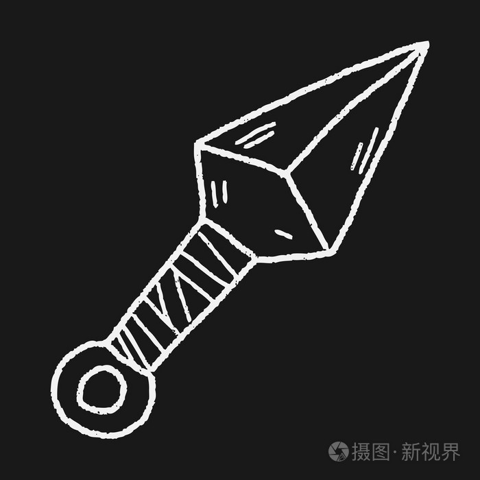 忍者武器涂鸦插画 正版商用图片1jemjb 摄图新视界