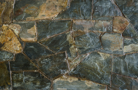 石板石材墙面的背景图片