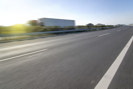 城市公路道路作为背景