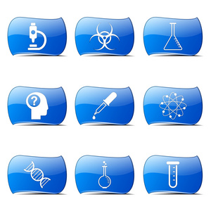 科学仪器图标集图片