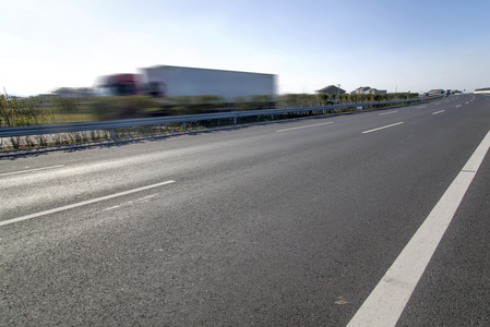 城市公路道路作为背景