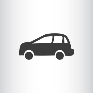 简单的汽车 web 图标