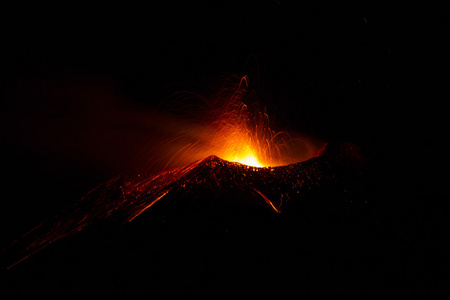 埃特纳火山喷发