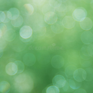 绿色抽象背景。夏日阳光。