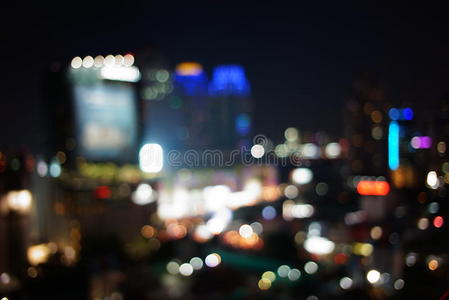 大城市的夜灯