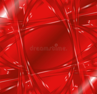 抽象波漩涡红色背景