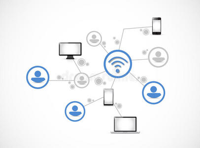 网络 连接 图表 计算机 通信 化身 电子学 电话 链接