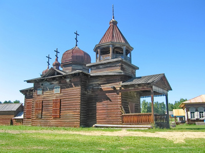 俄罗斯老木建筑
