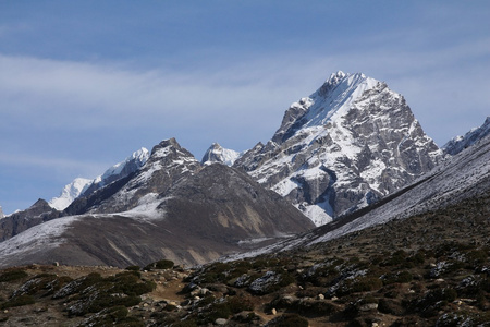 名山攀爬 lobuche 东