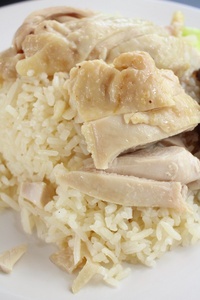 米饭蒸鸡