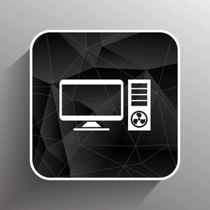 矢量桌面计算机图标 pc 符号笔记本电脑照片