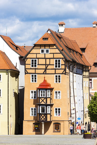 复杂的中世纪房屋叫做的 spalicek，海布