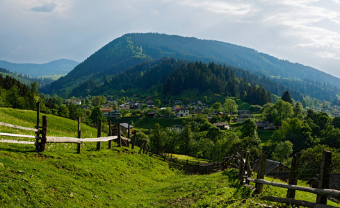 农村山风景