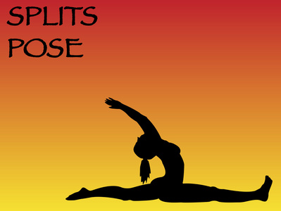 劈叉插画-劈叉手绘-劈叉卡通图-摄图新视界