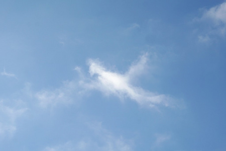 抽象的云看起来像鸟