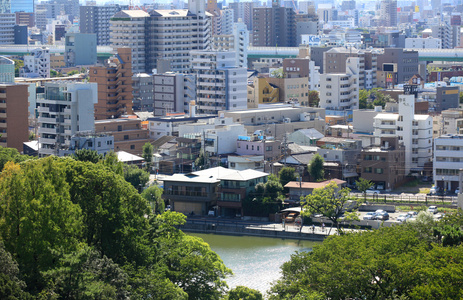 名古屋城市景观