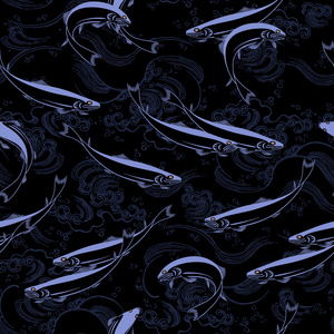 鱼纹样图案_鱼纹样图案素材图片_鱼纹样图案图片素材