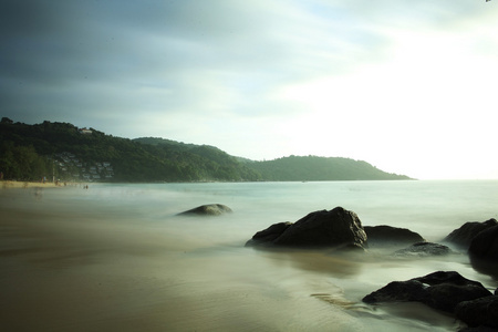 海景观宁静的海湾