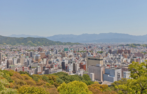 松山镇，日本四国岛的看法