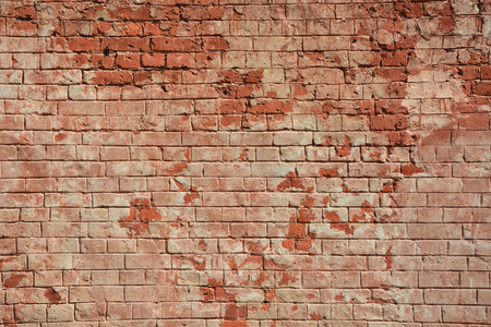 古代的红砖壁