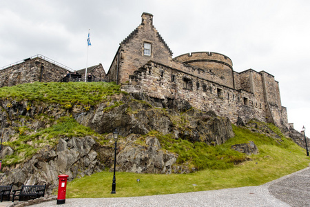 爱丁堡城堡在爱丁堡苏格兰大不列颠及北爱尔兰联合王国立面