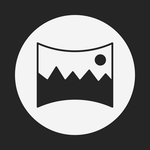 深度字段相机深度的字段图标照片