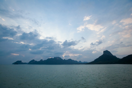 美丽的泰国海岸线