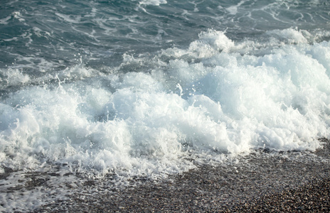 海波浪泡沫