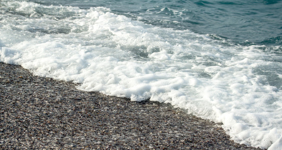 海波浪泡沫