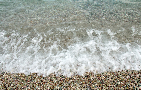 海波浪泡沫