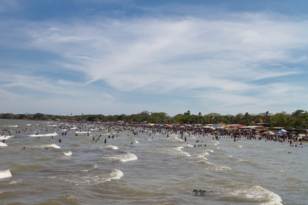 圣豪尔赫海滩在尼加拉瓜图片