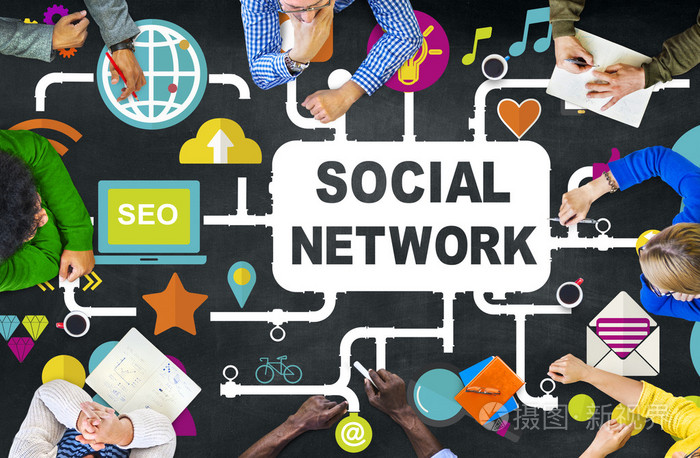社交媒体网络连接概念照片-正版商用图片1jipig-摄图新视界