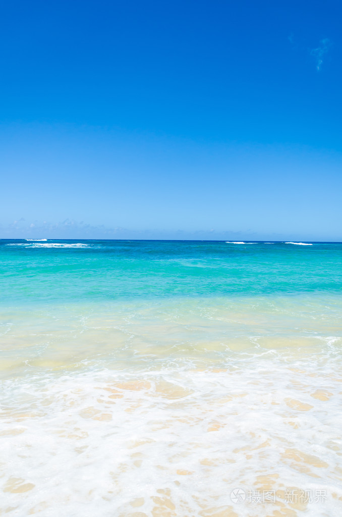 海洋和热带沙滩背景